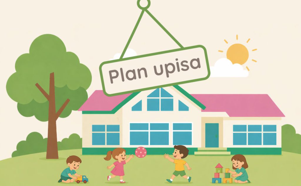 Plan upisa djece u Dječji vrtić Maza Valpovo u pedagošku godinu 2025./2026.